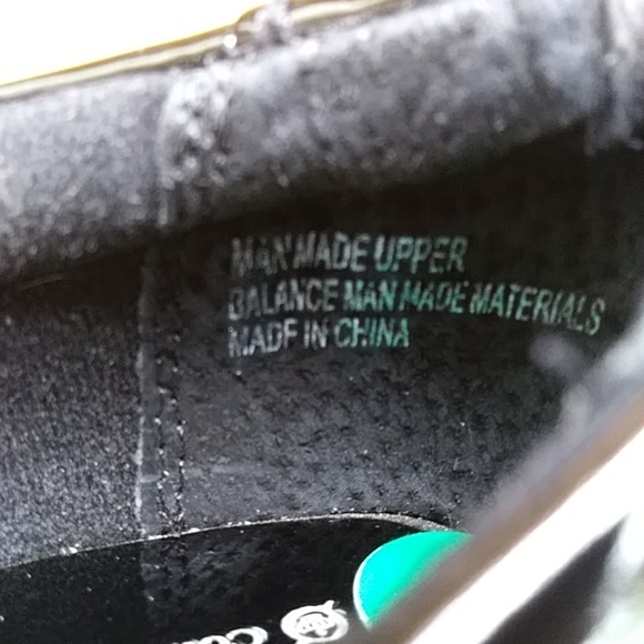 NWOT B.O.C. Concept Patent Leather Wedge Chunky Heel Mules Clogs 8M Black Glossy - Picture 5 of 15